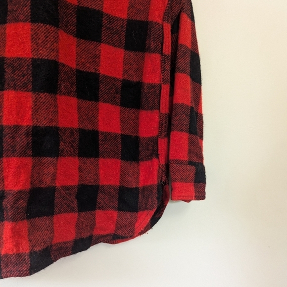 Vintage 70s Buffalo Plaid Shacket Flannel - Picture 12 of 13